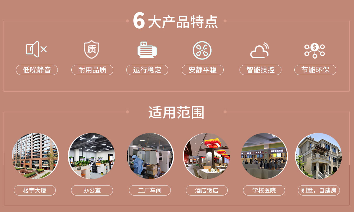 渦旋熱水機組供暖熱水用途多，噪音低  運行穩(wěn)